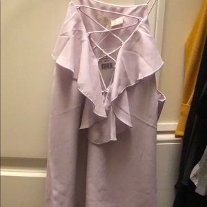 WAYF lace up camisole